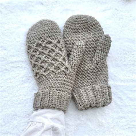Image result for Crochet Mittens Tutorial