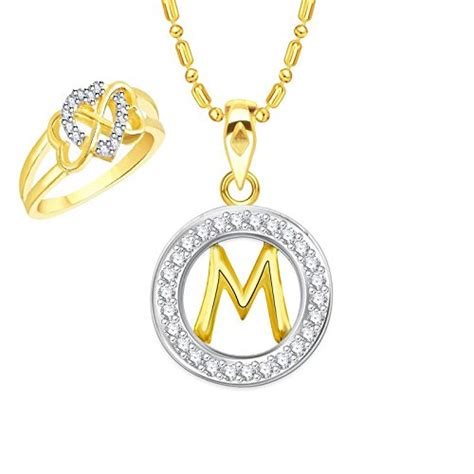 Vidhi Jewels Gold Plated Bonded Couple Heart Finger Ring with Initial ...