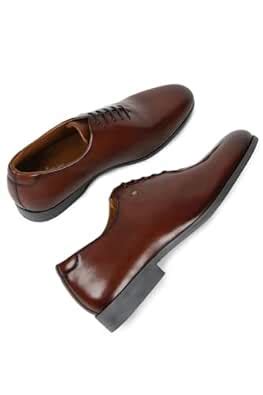 Buy Louis Philippe Men Brown Leather Lace Up Shoes at Amazon.in