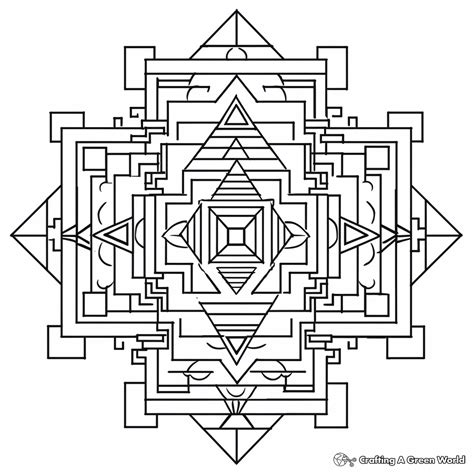 Sacred Geometry Coloring Pages - Free & Printable!