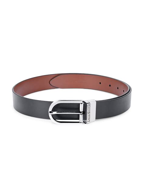 Buy Men's Black & Brown Formal Italian Leather Reversible Belt For Men ...
