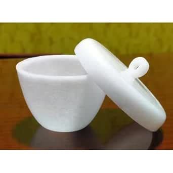 Laboratory Silica Crucible with Lid and Stand, 15ml, 900°C Heat ...