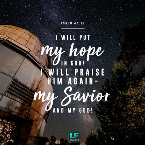 Verse of the Day - Psalm 42:11 | LF Radio