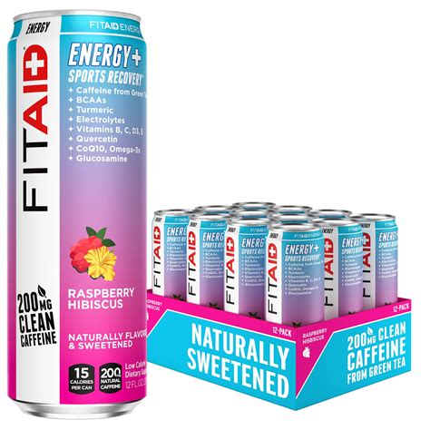 Buy FITAID ENERGY, 200mg Natural Caffeine, Keto, Raspberry Hibiscus ...