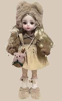 WOLTAX Premium Fashionable Smart Doll Haire Jointed Doll Toy with ...