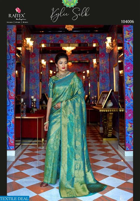 RAJTEX PRESENT KYLIE SILK HEAVY LOOK WEDDING SAREE CATLOG COLLECTION IN ...
