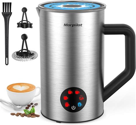 Milk Frother Electric 6 in 1 - Automatic Milk Frothers 350ml Milk ...