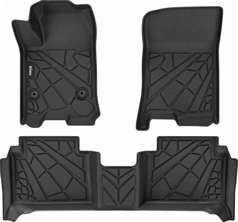Floor Mats for 2023 2024 2025 Chevy Colorado/GMC Canyon Crew Cab, TPE ...
