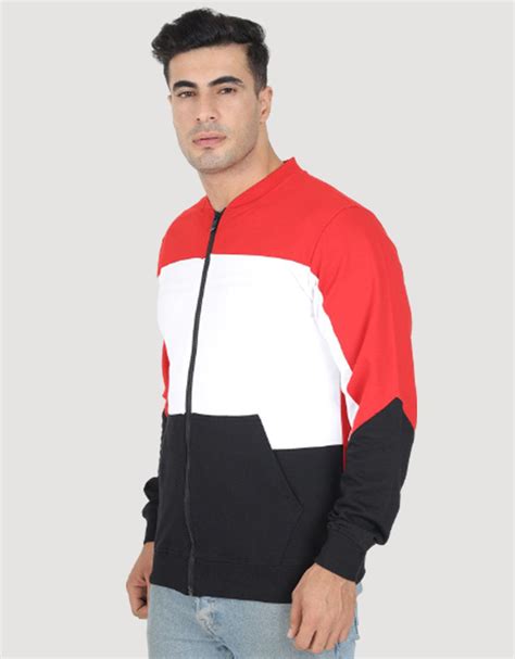 Soccer Red Colorblock Jacket – Veirdo