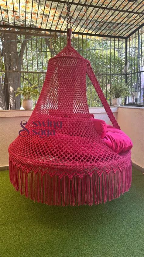 Hot Pink big Bed Swing – FallForFlora
