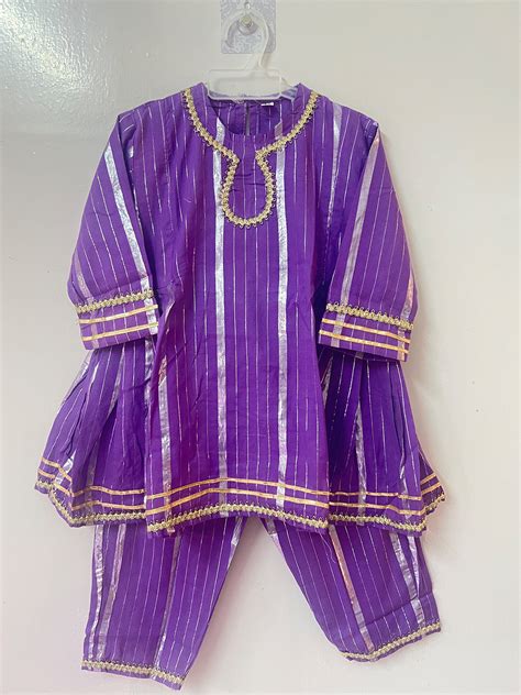 Girls Kurta Pajama– Purple Colour - 77 – Little Ellie And Co.