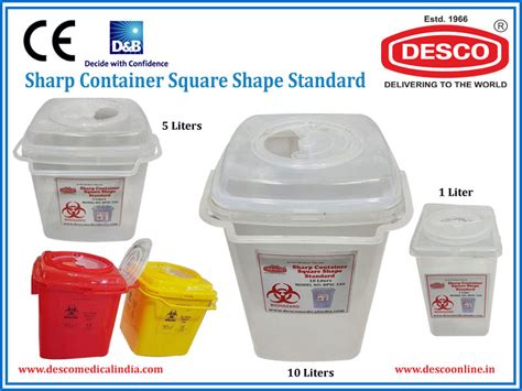 Sharp Waste Disposal Containers - Manufacturers, Suppliers & Exporters ...