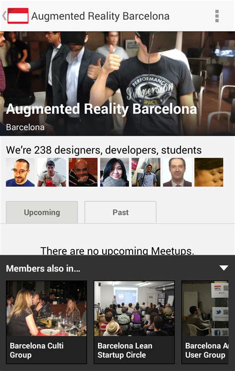 Image result for Meetup App Explore