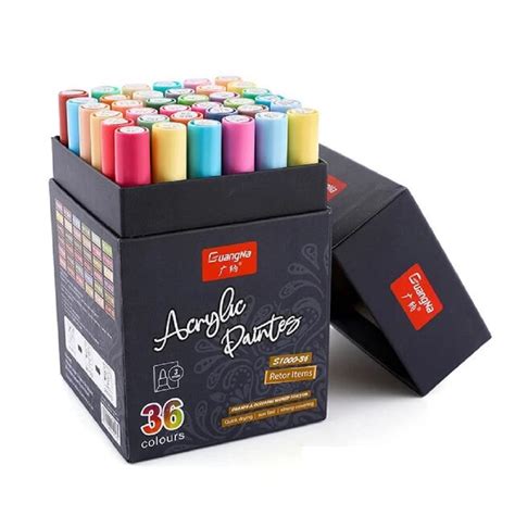 FunBlast Acrylic Bold Marker Colors Set,Diy Color Markers,Acrylic Paint ...