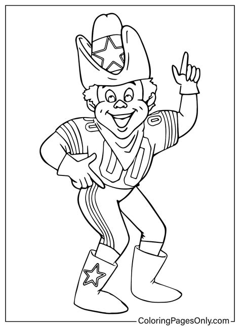 Dallas Cowboys Coloring Pages Free