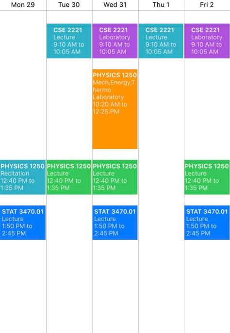 Is my schedule good? I heard these three classes are rough. : OSU