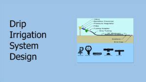Steps to Drip irrigation system design - MyKnowledgeBase.in