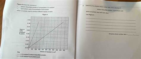 Solved: Determine the simplest whole number ratio of the volumes of ...