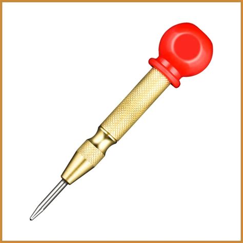 Spring Loaded Center Punch Center Hole Punch Adjustable Heavy Duty ...