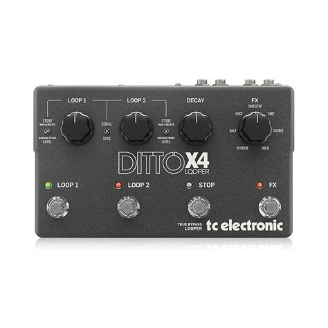TC Electronic Ditto X4 Looper Pedal – Stompbox.in