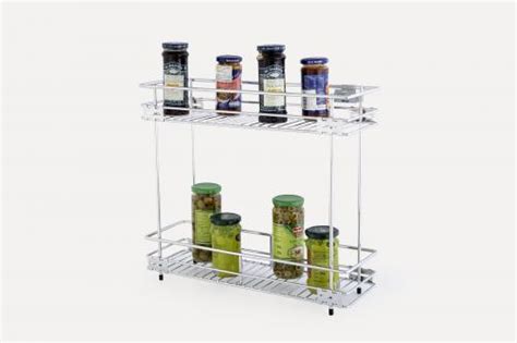 Two Shelf Pull Out Basket Silver series | Zakamlova Hardware Store