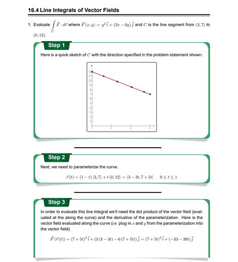 Line Integrals of Vector Fields Examples 的图像结果