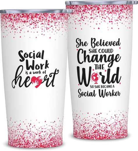 Amazon.com | Cwutoba Social Worker Gifts for Women, Appreciation Gifts ...