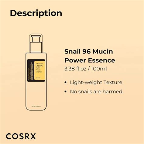Cosrx Advanced Snail 96 Mucin Power Essence (100Ml) - Beauty Matters