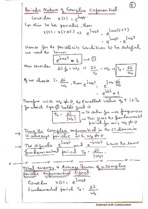 Periodic Nature of Complex Exponential Signals - UE20EC203 - Studocu
