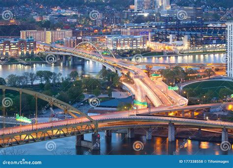 Bridges Over the Monongahela River and Allegheny River, Pittsburgh Stock Photo - Image of ...