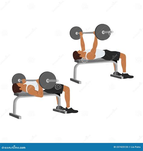Flat Barbell Bench Press