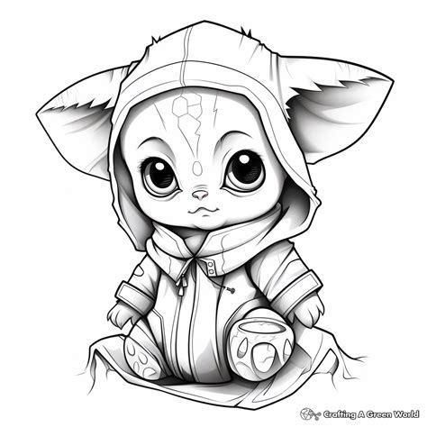 Baby Yoda Color Pages at Blake Pardey blog