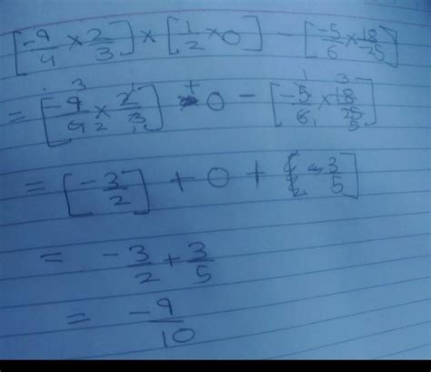9 4/5×6 1/2÷3 2/4-1 2/3+3 4/2 simplify bodmas - Brainly.in