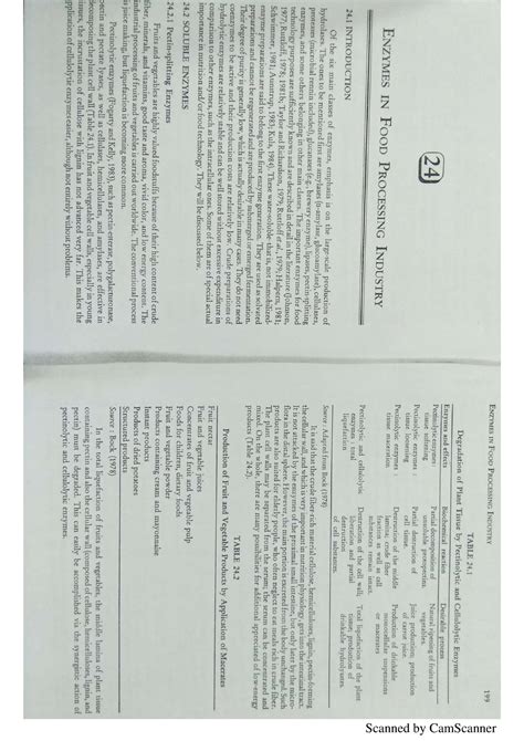 Enzymes In Food Processing Industry - Food chemistry - Studocu