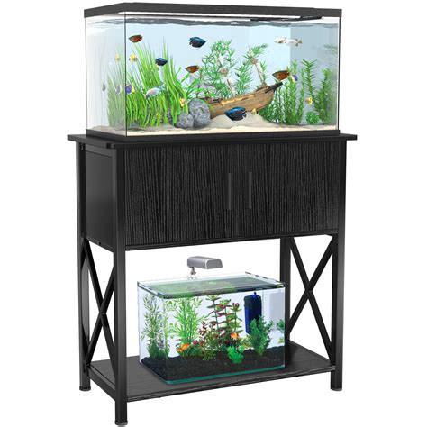 Tucker Murphy Pet™ 29 Gallon Aquarium Stand, Metal Fish Tank Stand with ...
