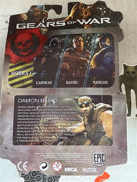 2013 NECA Toys DAMON BAIRD Gears of War Video Game 4” Action Figure ...
