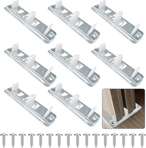 Amazon.com: Sliding Closet Door Floor Guide, Stamped Steel Sliding ...