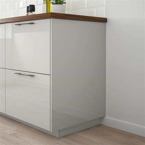 RINGHULT Cover panel, high-gloss light grey, 62x240 cm - IKEA
