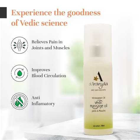 Vedic Massage Oil for Joints & Muscle Pain | aaranyaa – aaranyaa skincare