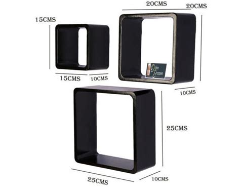 Buy Square Nesting MDF Wall Shelves Online-Floating Wall Shelves ...