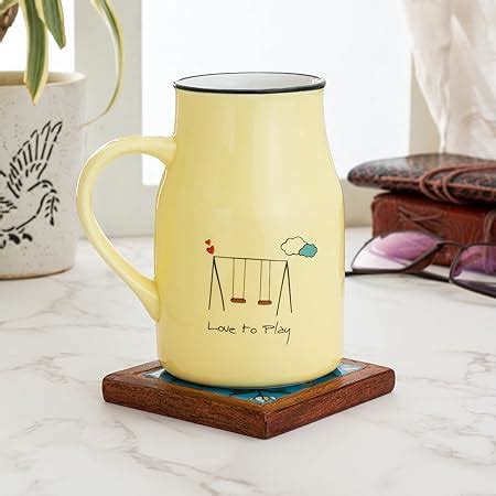 Buy The Mug Factory Ceramic Tumbler - 1 Piece, Green, 360ml Online at ...