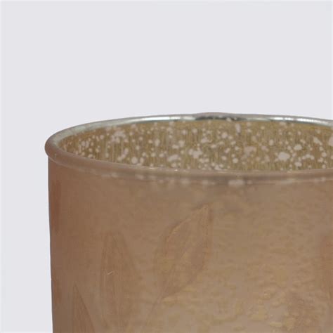 Buy Glasses | Parina Etched Votive Matt Gold Glass | Shop at The Purple ...