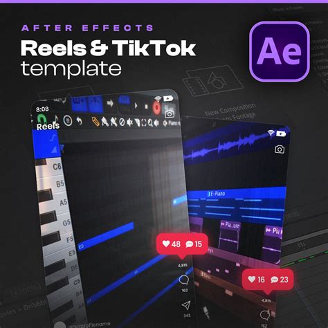 Reels & TikTok After Effects Template for Producers