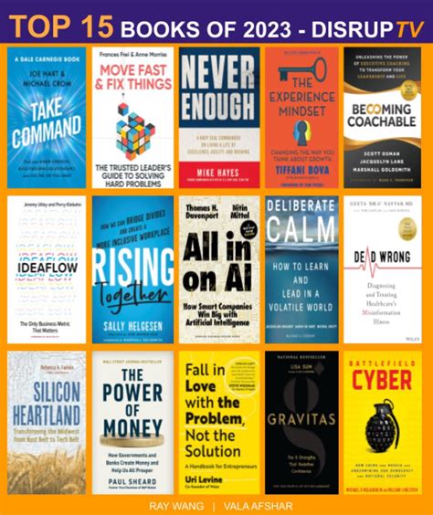 TOP 15 BOOKS OF 2023 In 2023, R "Ray" Wang and I interviewed numerous ...