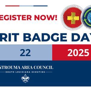 Save the Date - LSU Merit Badge Day, Louisiana State University, Baton ...