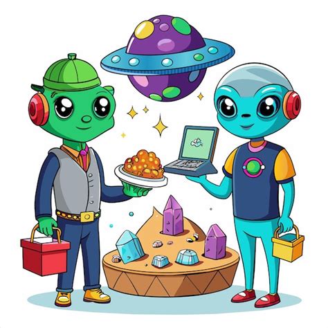 Alien with Computer Cartoon Pic 的图像结果