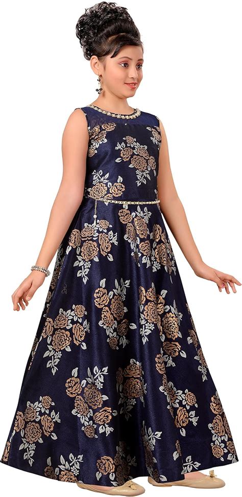 Buy ADIVA Girl's Indian Party Wear Gown for Kids Online at Lowest Price ...