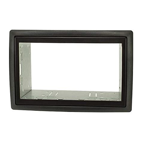 Lunetta Radio Tomzz Doppio DIN Per Renault Megane II Scenic II 2005-2009 - Kit Installazione Nero