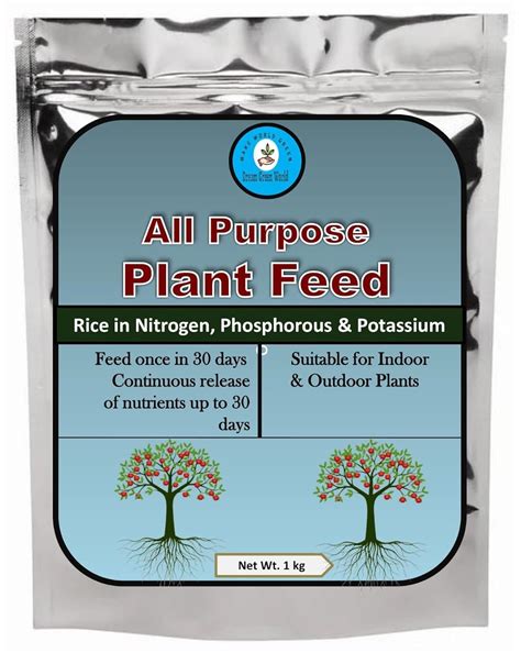 All purpose plant food fertilizer Rich in Nitrogen, Phosphorous ...
