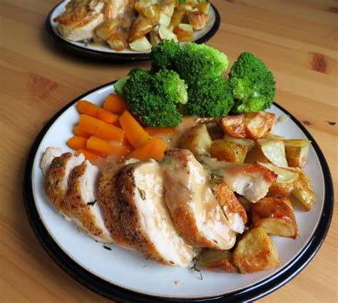 Roast Chicken, with Mini Roasts and Sides | The English Kitchen
